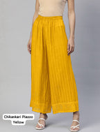 Premium Chikankari Embroidered Plazzo for Everyday Elegance & Comfort