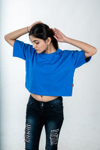 Trendy Oversized Cropped Tee for Everyday Comfort & Chic Style