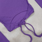 Ribbed Wrap-Tie Back Crop Top for Women – Chic, Stretchy & Ultra-Trendy Fit