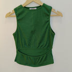 Trendy Sleeveless Cut-Out Crop Top for Women – Bold, Chic & Effortlessly Stylish