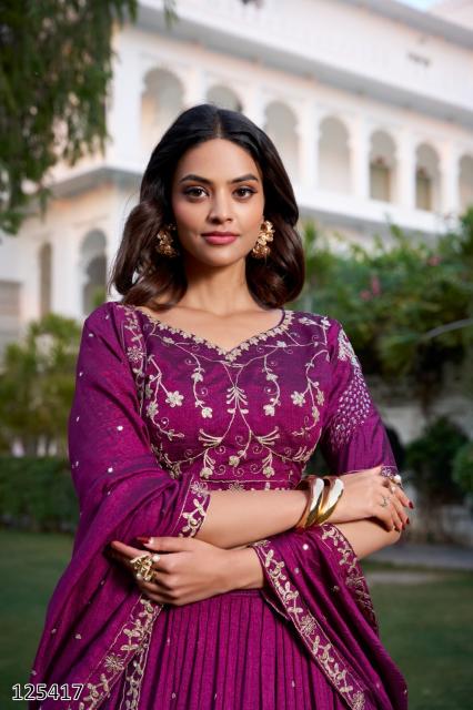 Royal Hand-Embroidered Bridal & Partywear Lehenga Set e