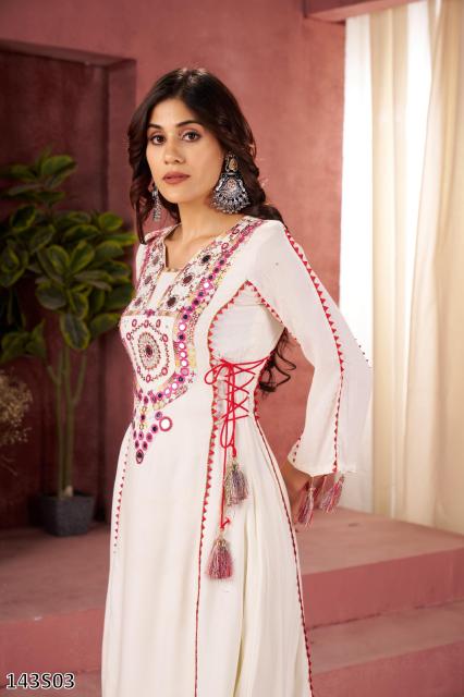Elegant Embroidered Tassel Co-Ord Set – Premium Festive Wear for Women