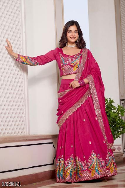 Royal Designer Lehenga Choli with Embroidery & Sequence Work | Wedding & Festive Wear Special