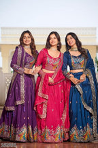 Royal Designer Lehenga Choli with Embroidery & Sequence Work | Wedding & Festive Wear Special