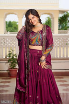 Royal Designer Lehenga Choli with Embroidery & Sequence Work | Wedding & Festive Wear Special