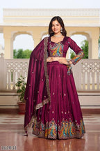 Royal Designer Lehenga Choli with Embroidery & Sequence Work | Wedding & Festive Wear Special