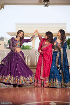 Royal Designer Lehenga Choli with Embroidery & Sequence Work | Wedding & Festive Wear Special