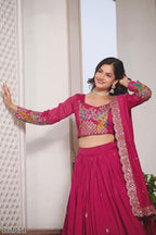 Royal Designer Lehenga Choli with Embroidery & Sequence Work | Wedding & Festive Wear Special