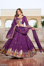 Royal Designer Lehenga Choli with Embroidery & Sequence Work | Wedding & Festive Wear Special
