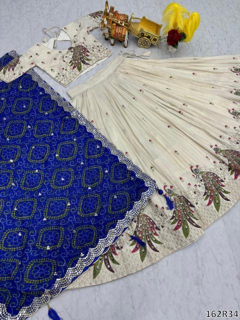 Designer Embroidered Georgette Lehenga Choli with Dupatta – Perfect for Weddings & Festive Celebrations