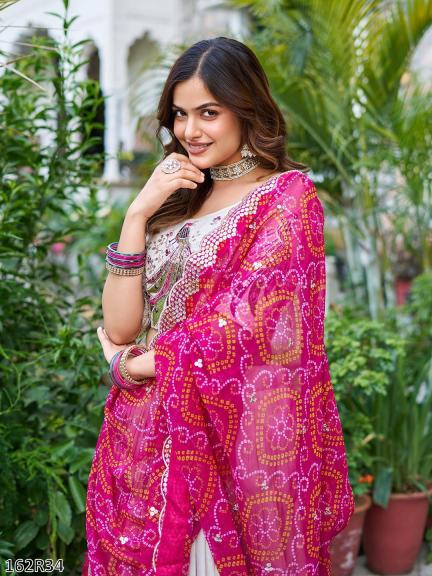 Designer Embroidered Georgette Lehenga Choli with Dupatta – Perfect for Weddings & Festive Celebrations