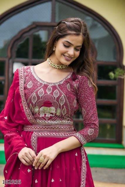 Premium Designer Embroidered Anarkali Lehenga with Dupatta – Perfect for Weddings, Receptions & Festive Occasions