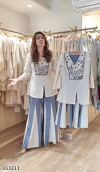 Premium Designer Embroidered Co-ord Set for Women | Elegant Party & Festive Wear