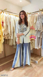 Premium Designer Embroidered Co-ord Set for Women | Elegant Party & Festive Wear