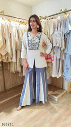 Premium Designer Embroidered Co-ord Set for Women | Elegant Party & Festive Wear