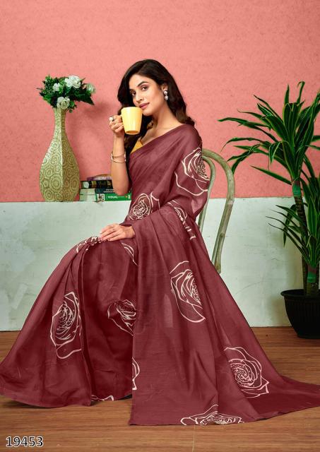 Premium Handcrafted Mulmul Cotton Printed Saree