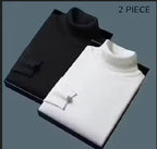 Premium Cotton Ribbed High-Neck Bodyfit Top for Women