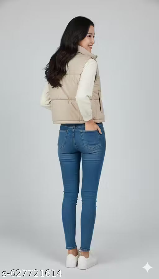 Women’s Reversible Sleeveless Puffer Jacket – Ultra-Warm Lightweight Winter Travel Vest