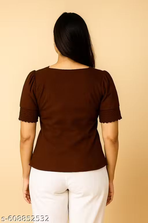 Women’s Elegant Textured Button-Down Top – Soft, Breathable & Perfect for Everyday Chic